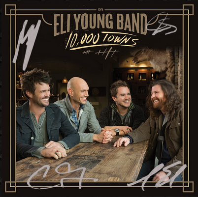 Eli Young Band - 10,000 Towns - Autographed