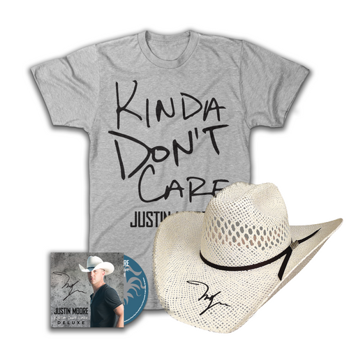 Justin Moore Kinda Don't Care Deluxe Bundle