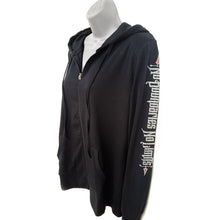MHV Lightweight Zip Hoodie Black