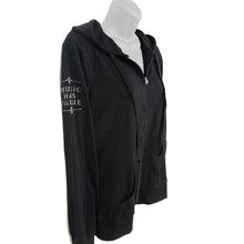 MHV Lightweight Zip Hoodie Black