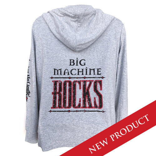 MHV Lightweight Zip Hoodie Gray