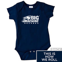 Big Machine Onesie Blue-NB