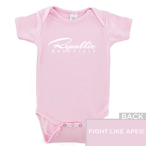 Republic Onesie Pink-NB