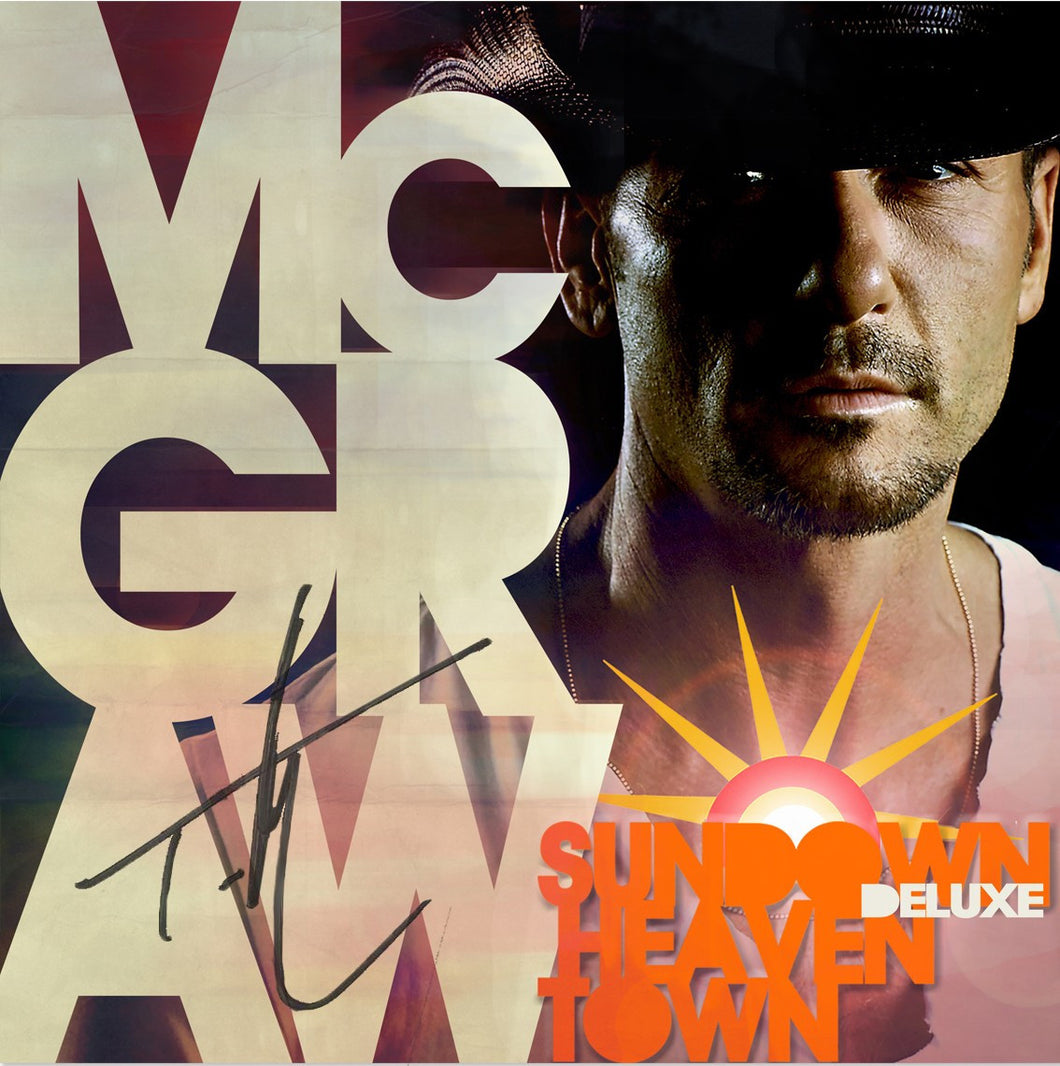Tim McGraw - Sundown Heaven Town Deluxe - Autographed